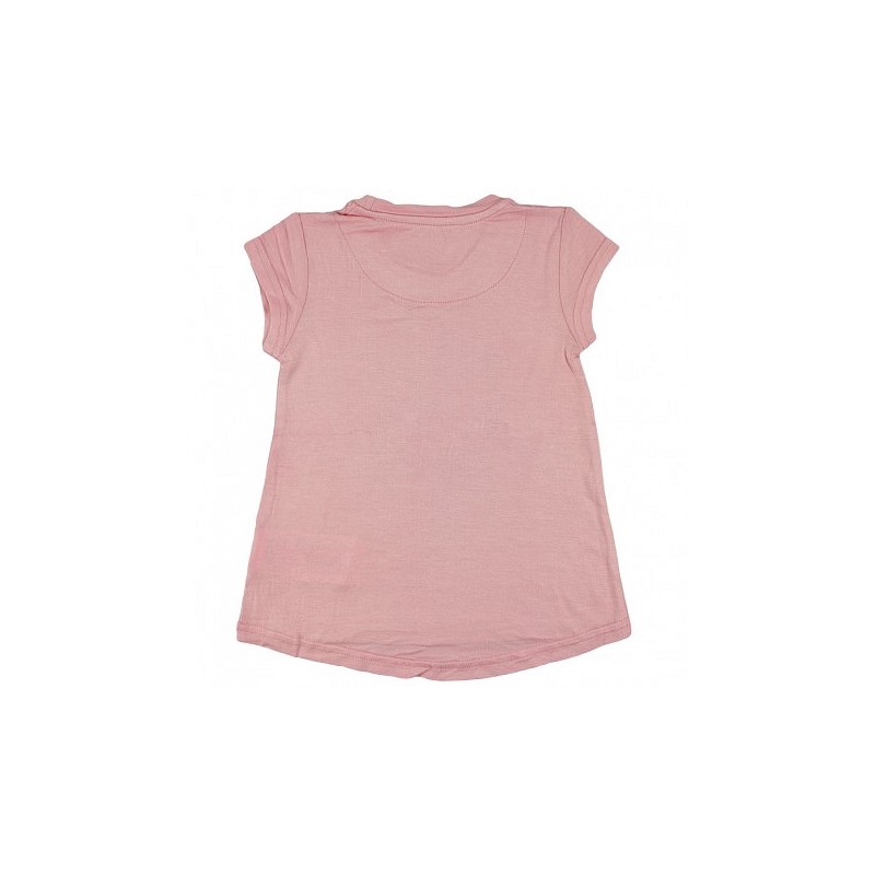Majica s kratkimi rokavi v roza barvi za punce - Losan