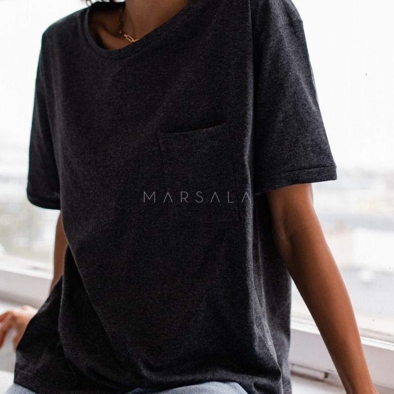 Majica Split Graphite - By Marsala