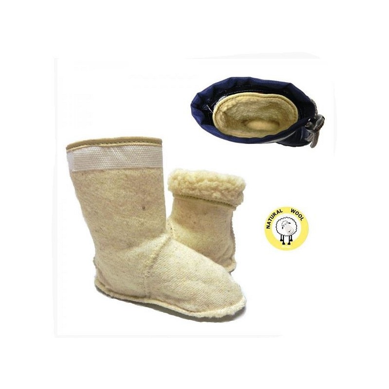 Vodo-odporni zimsko-dežni škornji z volnenim vložkom Mammut Pink za punce - Demar