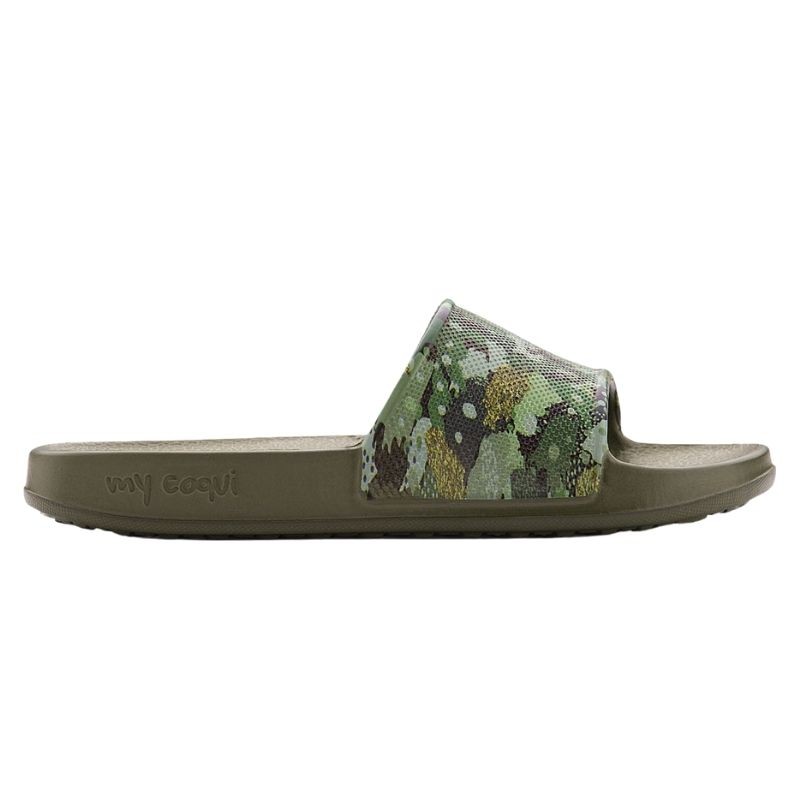 Natikači za otroke Tora Army Green Camo - Coqui