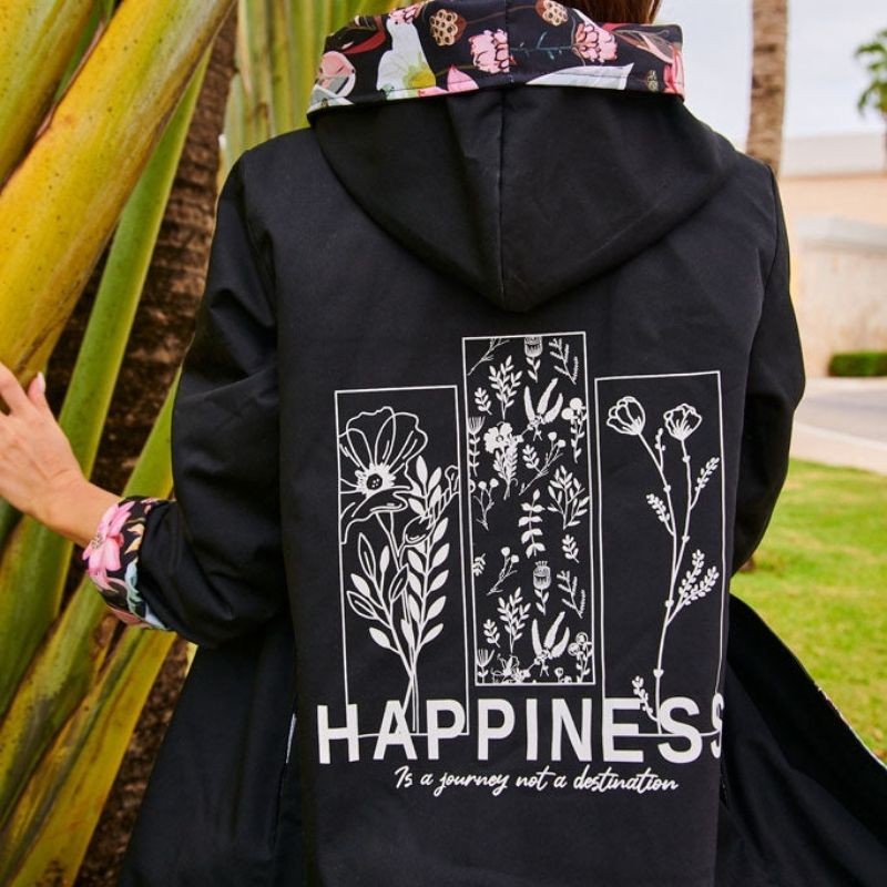 Obojestranska jakna za ženske Key to Happiness - Naoko
