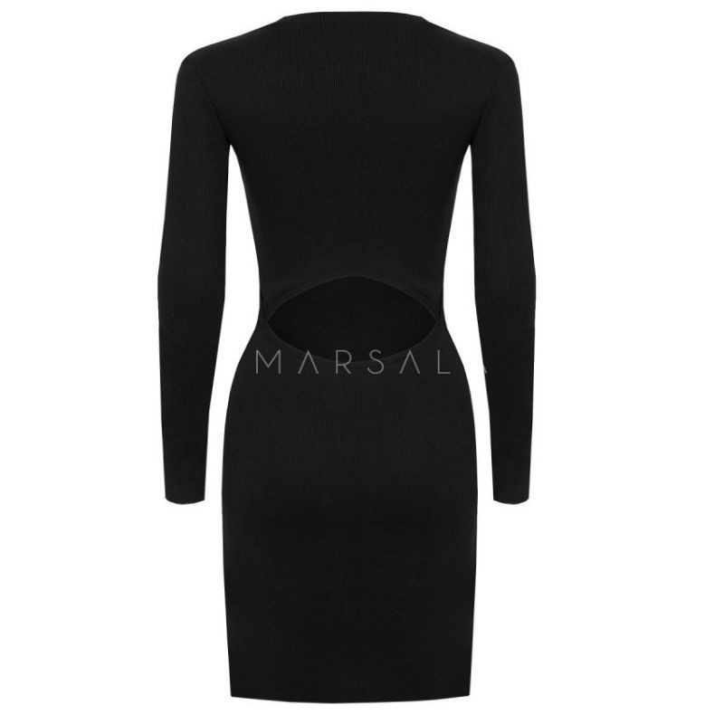 Oprijeta obleka Altea Mini Black - By Marsala