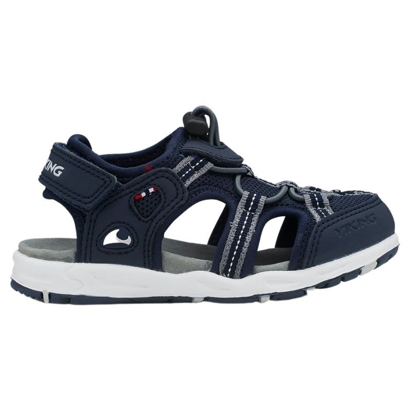 Športni sandali za fante Thrill Navy/Grey - Viking