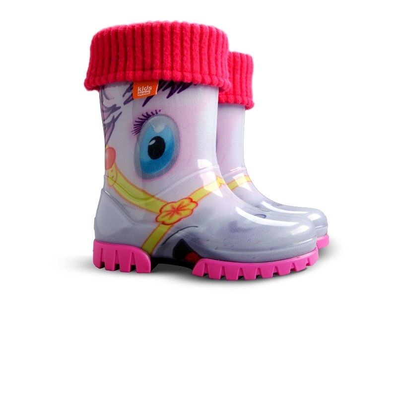 Dežni škornji Pink Pony za punce - Demar