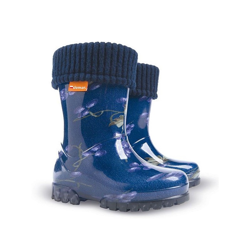 Čizme za kišu za cure Blueberry - Demar