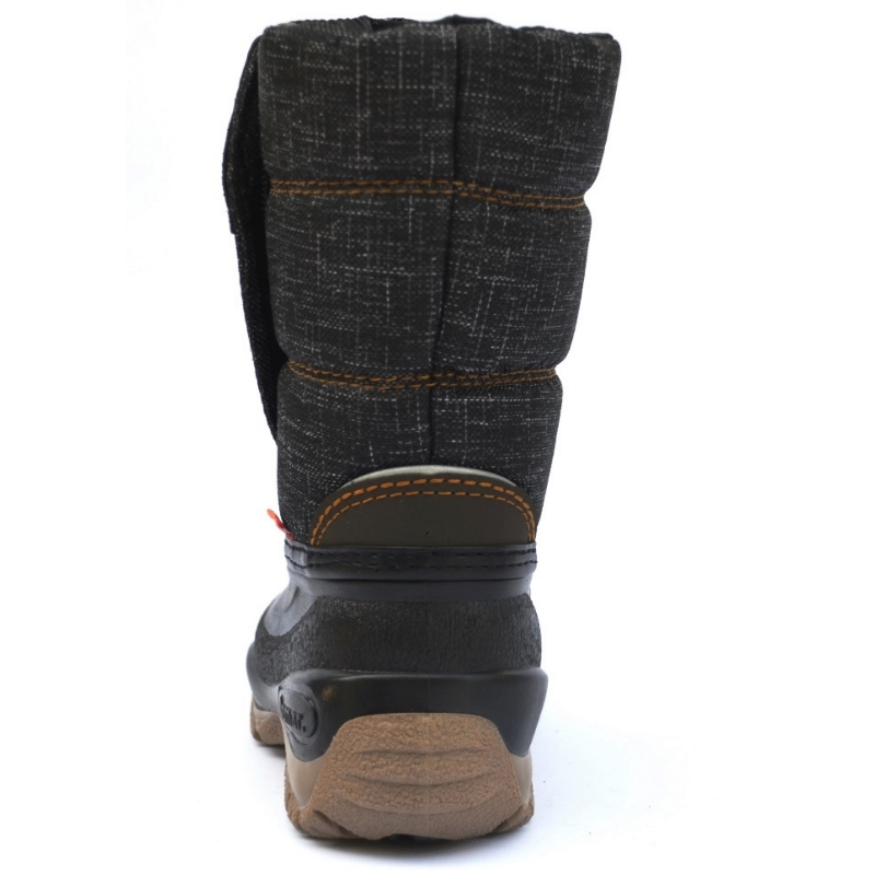 Zimski škornji z volnenim vložkom Comfy Black - Demar
