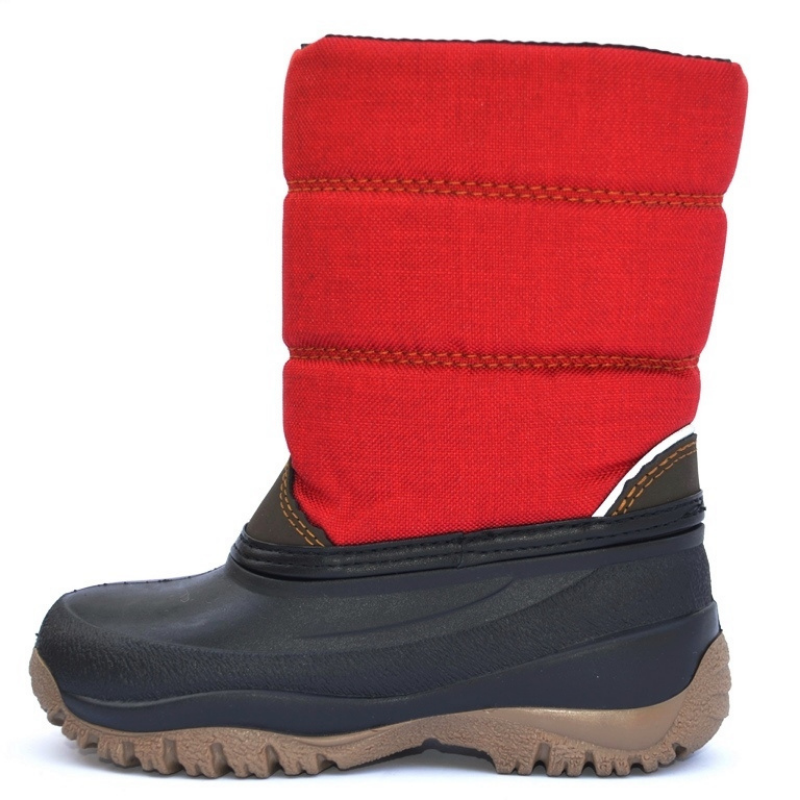 Zimski škornji z volnenim vložkom Comfy Red - Demar